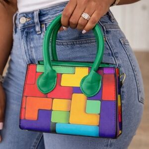 green mini crossbody